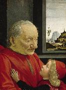Domenico Ghirlandaio Old Man and Young Boy (mk08) china oil painting artist